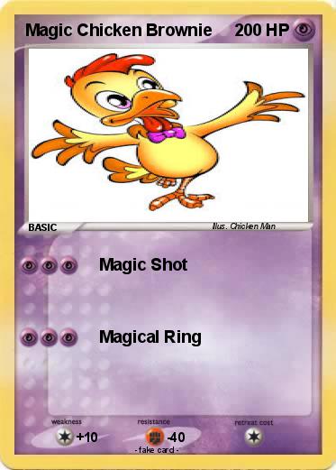 Pokemon Magic Chicken Brownie