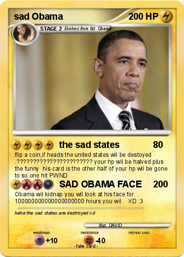 Pokemon sad Obama