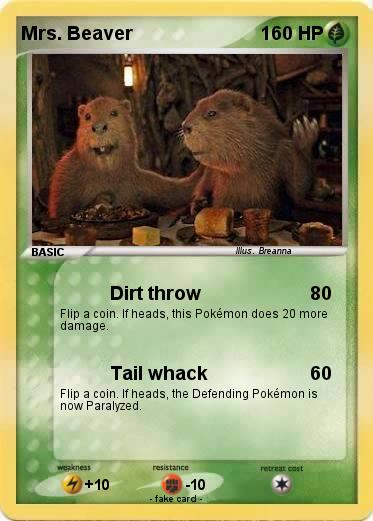 Pokemon Mrs. Beaver