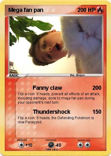 Pokemon Mega fan pan