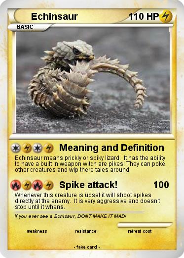 Pokemon Echinsaur
