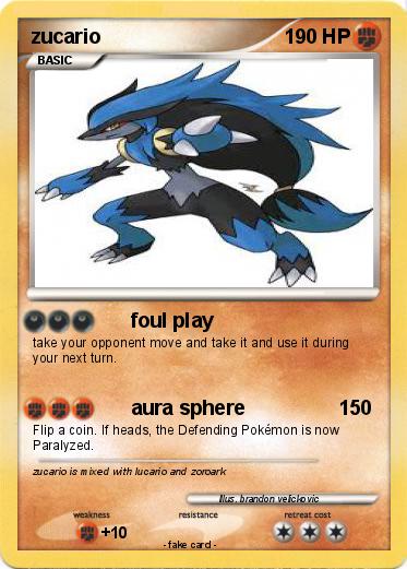 Pokemon zucario