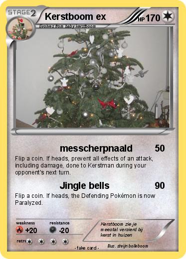 Pokemon Kerstboom ex