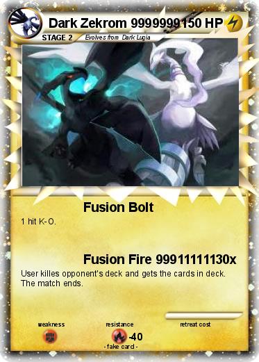 Pokemon Dark Zekrom 9999999