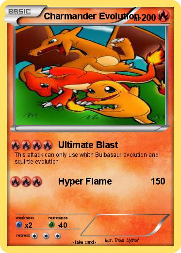 Pokemon Charmander Evolution