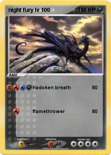 Pokemon night fury lv 100