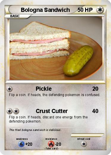 Pokemon Bologna Sandwich
