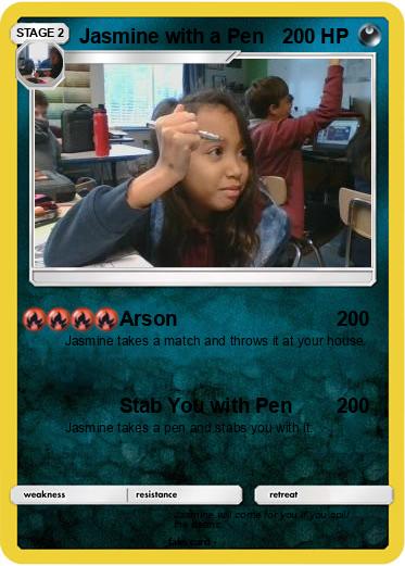 Pokemon Jasmine with a Pen