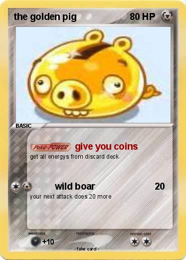 Pokemon the golden pig