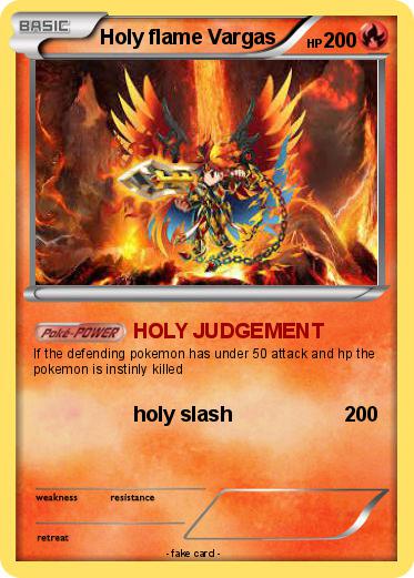 Pokemon Holy flame Vargas