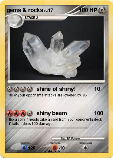 Pokemon gems & rocks