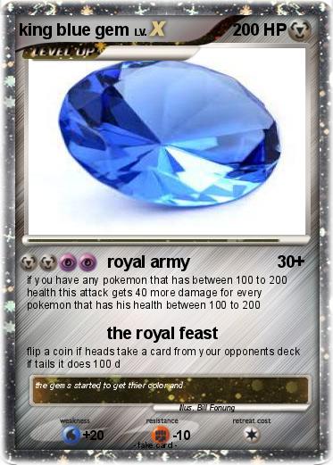 Pokemon king blue gem