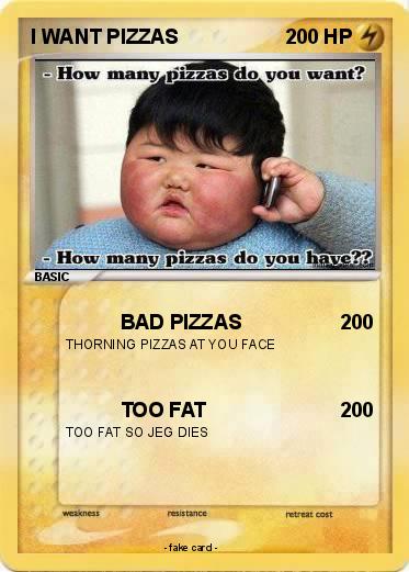 Pokemon I WANT PIZZAS