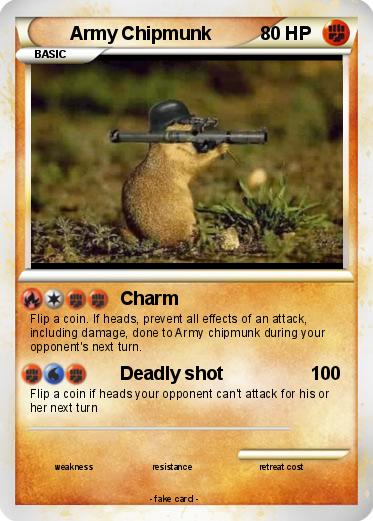 Pokemon Army Chipmunk