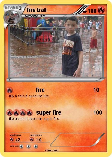Pokemon fire ball