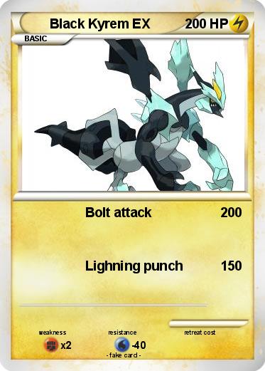 Pokemon Black Kyrem EX