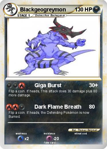 Pokemon Blackgeogreymon