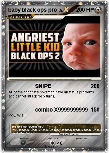 Pokemon baby black ops pro