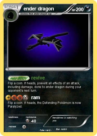 Pokemon ender dragon