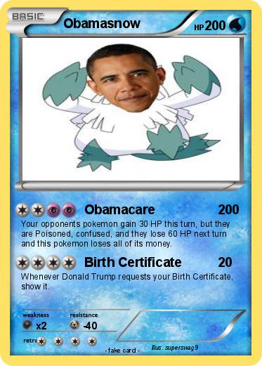 Pokemon Obamasnow