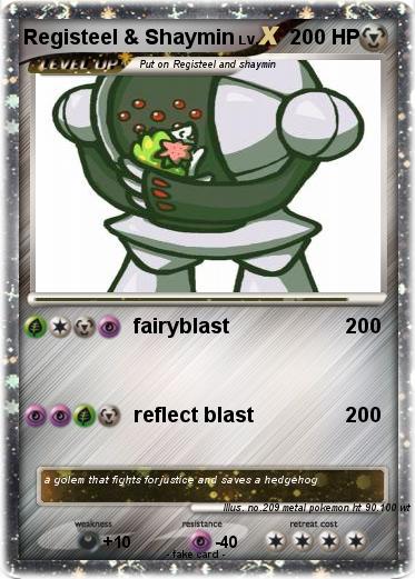 Pokemon Registeel & Shaymin