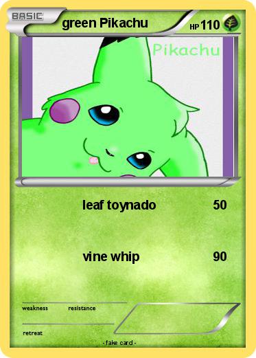 Pokemon green Pikachu