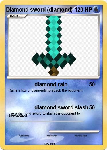 Pokemon Diamond sword (diamond)