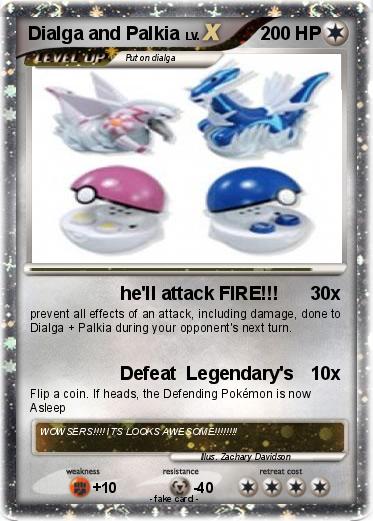 Pokemon Dialga and Palkia