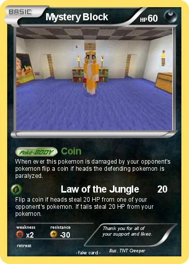 Pokemon Mystery Block