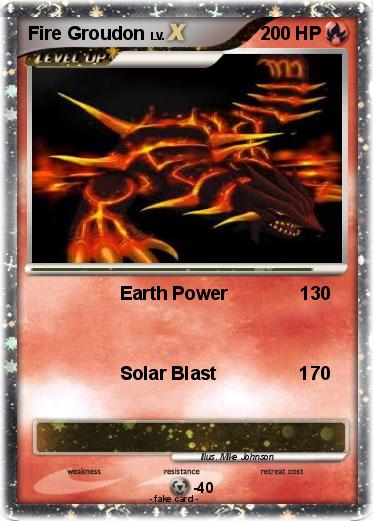 Pokemon Fire Groudon