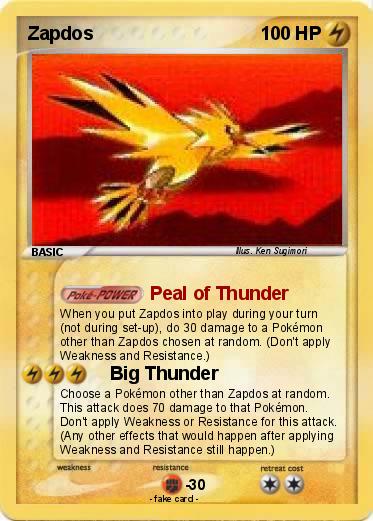 Pokemon Zapdos