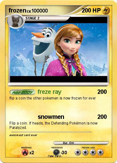 Pokemon frozen