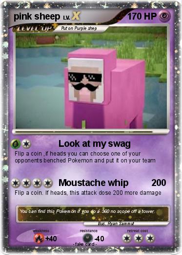 Pokemon pink sheep