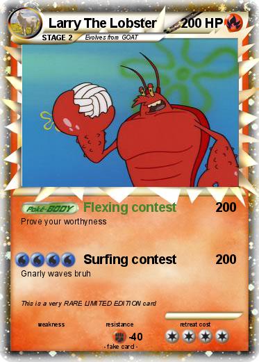 Pokemon Larry The Lobster