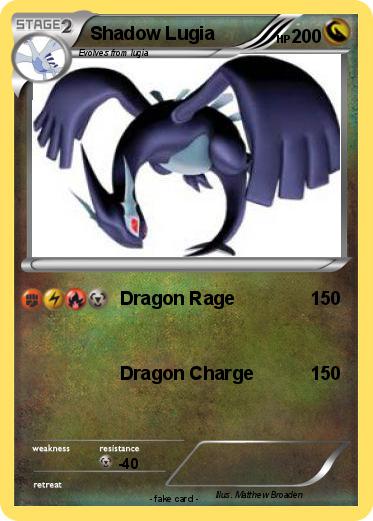 Pokemon Shadow Lugia