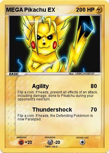 Pokemon MEGA Pikachu EX