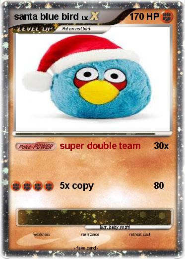 Pokemon santa blue bird