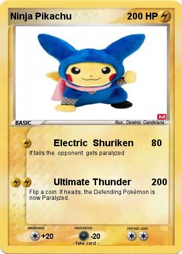 Pokemon Ninja Pikachu