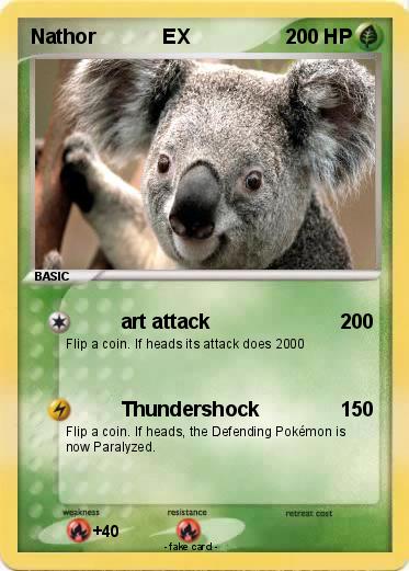 Pokemon Nathor            EX