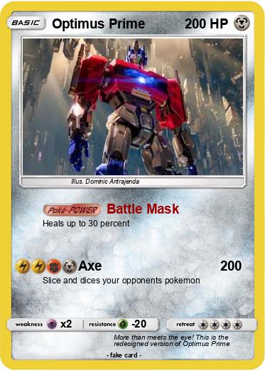 Pokemon Optimus Prime