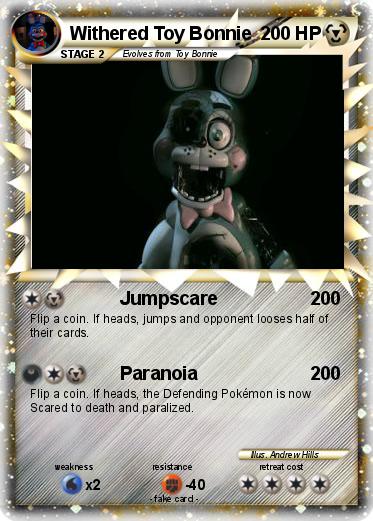 Pokemon Withered Toy Bonnie