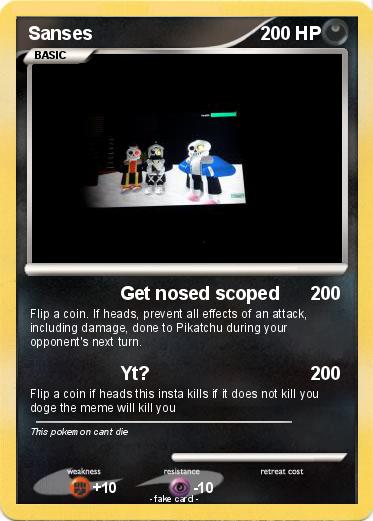 Pokemon Sanses