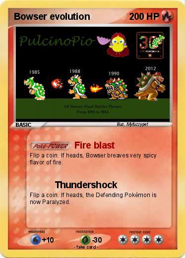 Pokemon Bowser evolution