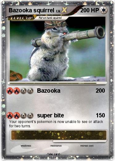 Pokemon Bazooka squirrel