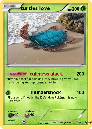 Pokemon turtles love
