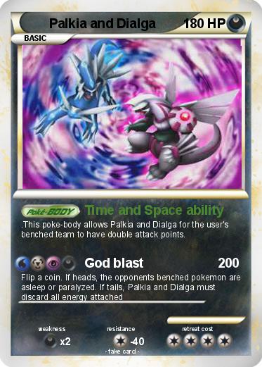 Pokemon Palkia and Dialga
