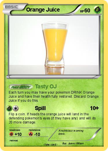Pokemon Orange Juice