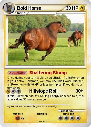 Pokemon Bold Horse