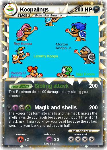 Pokemon Koopalings