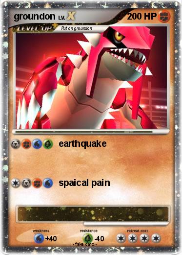 Pokemon groundon